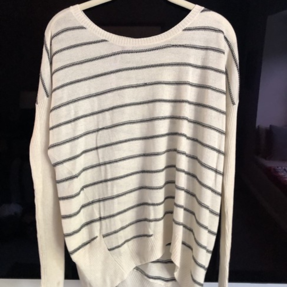 Wilt Long Sleeve Light Weight Stripe sweater